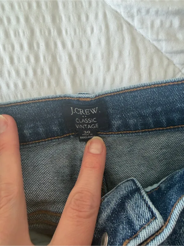 J.Crew Classic Vintage Straight Jeans‎ Size 30 - Image 2