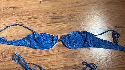 blue sparkly bikini - Image 3