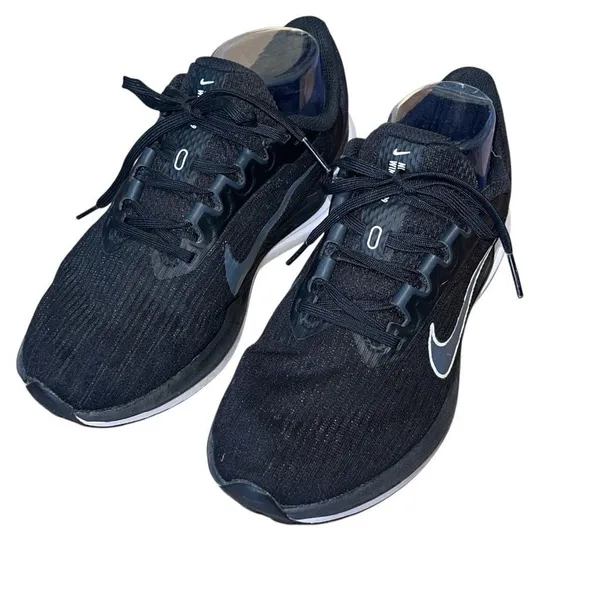 Nike Womens Air Winflo 9 Neutral‎ Lace Up Athletic Running Shoes Black Size 7 - Image 3