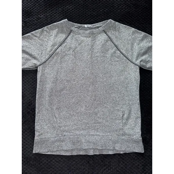 Lululemon Womens Crew Love Long Sleeve Pullover Heather Grey Size 6 - Image 3