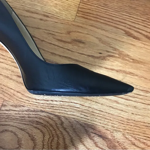Jimmy Choo Black Leather Pumps - Image 2