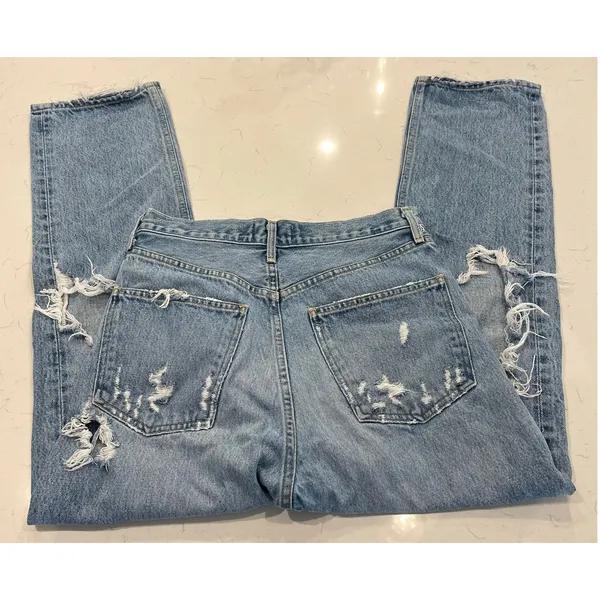 AGOLDE 90's Mid Rise Loose Fit Jeans in Fall Out Size 26 - Image 6