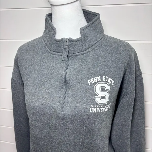 J. America Penn State Vintage NITTANY‎ LIONS University Hoodie Sweatshirt 90s L - Image 2