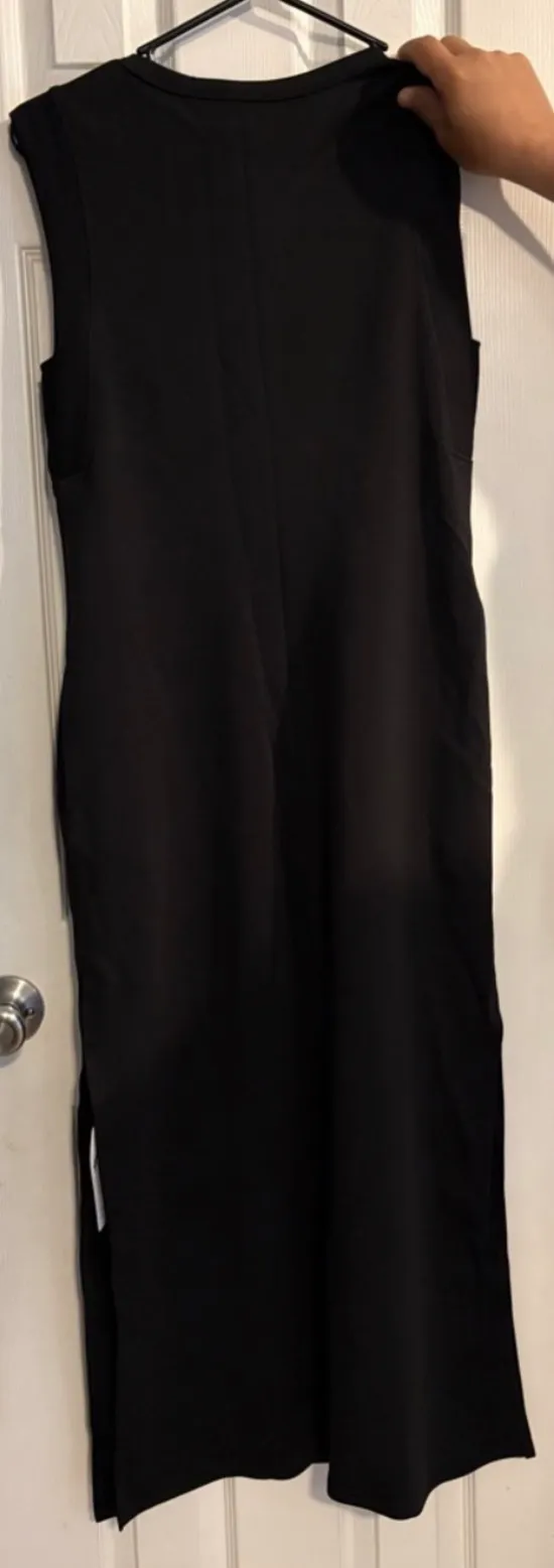 Sleeveless Black Maxi Dress S - Image 6
