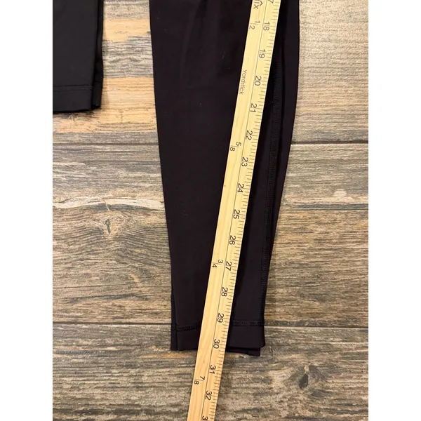 Lululemon Black High Rise Yoga Leggings Bundle of‎ 2 Size 4 Cropped Full Length - Image 4