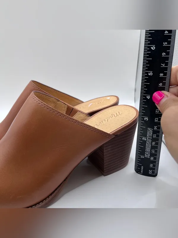 Madewell Harper Mule Tan Leather Loafers. Brand shoe and comfortable size 8 - Image 5