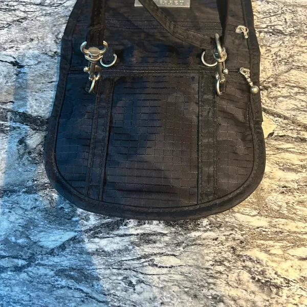 Baggallini Black Crossbody Bag with Gold Accents - Image 9