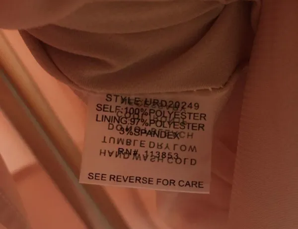 Sugar + Lips Blush Pink Ruffle Midi Dress​ - Image 8