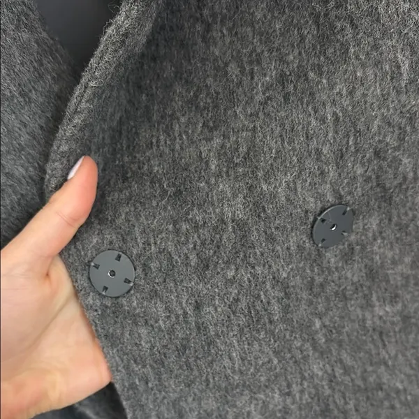 Gray Warm Coat Blazer Oversized XS - Image 8