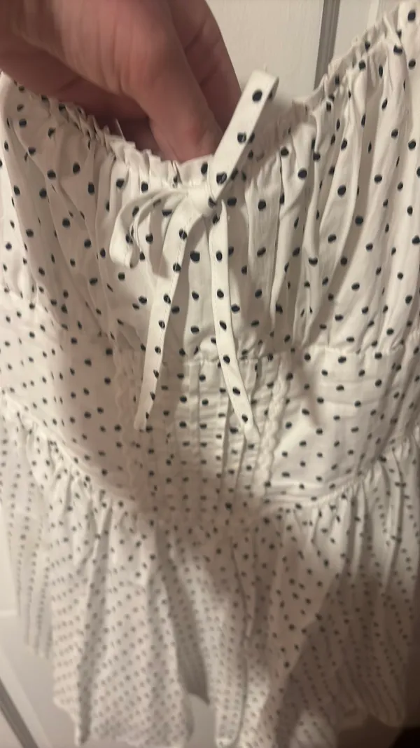 Altar'd State Polka Dot Dress White - Image 2