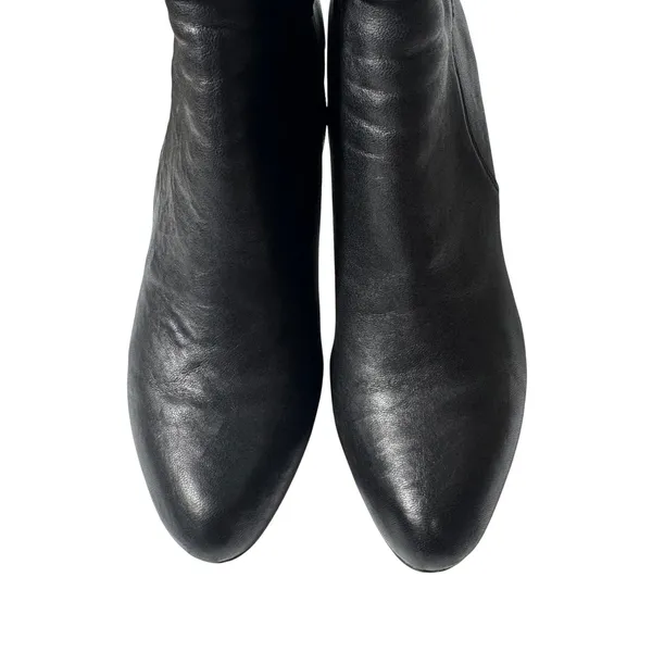 Coach Ultima Knee‎ High Leather Black Heeled Boots Womens Size 9 - Image 6