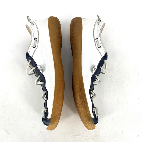Royal Elastics Vintage Y2K Sneakers White Blue Gum Sole Women's Size 6 - Image 6