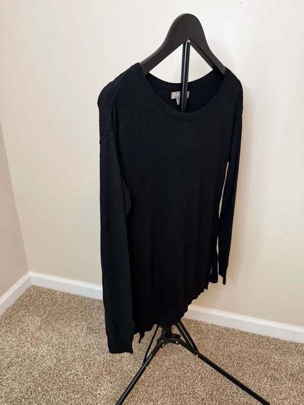 Banana Republic Black Side Zip Long Sleeve Sweater‎ Size S - Image 4