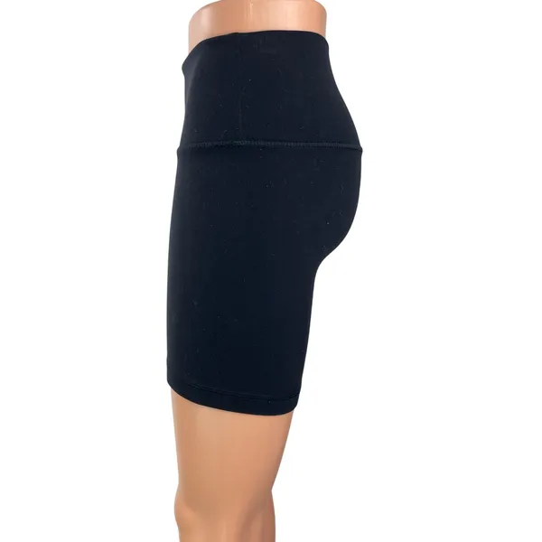 Aritzia Tna Women's Navy Blue High Rise Workout Running Athletic Biker Shorts S - Image 2