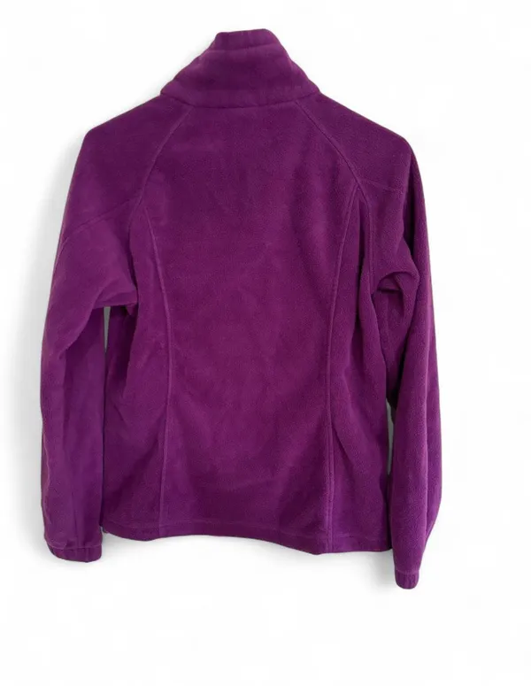 Columbia women’s full zip fleece jacket size M purple  - Image 2
