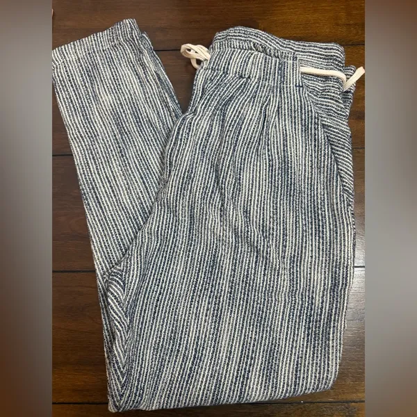 Free People Light At Sunrise Pants In Indigo Blue Size 4 - Image 5