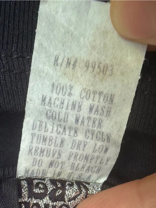 Vintage Betty Rocker Don’t Touch the Doll Y2K Baby Tee Black Small - Image 4