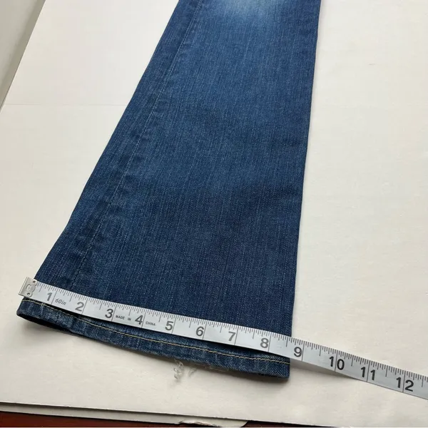 True Religion Becky Womens Size 27 Blue Denim Jean Distressed Low Rise *FLAWED‎ - Image 15
