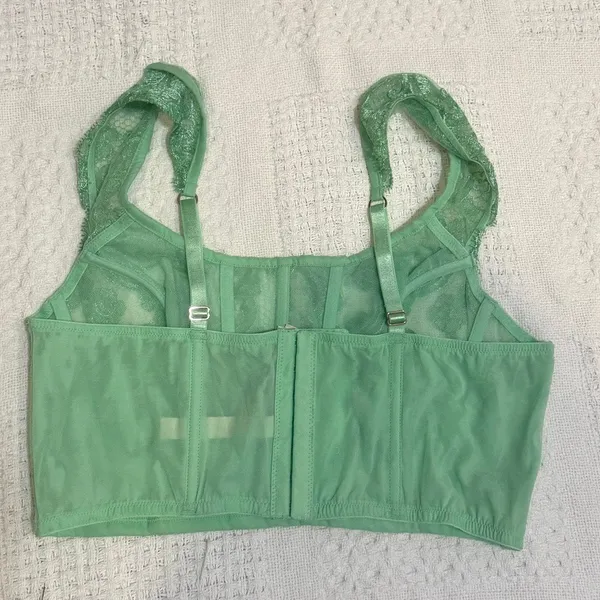 Victoria's Secret Dream Angels small DD Boho cap sleeve corset BC2 3300 - Image 9