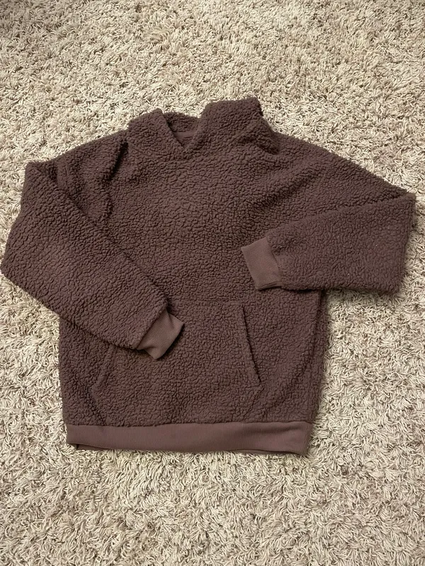 Fuzzy Purple Hoodie - Image 2