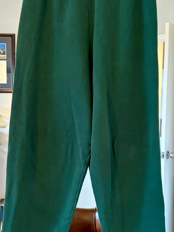 Joah Brown Oversized Jogger in Pine Green 100% Cotton Lounge Comfort size XS/S - Image 2