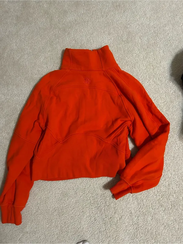 Lululemon Orange Scuba Sweatshirt - Image 2