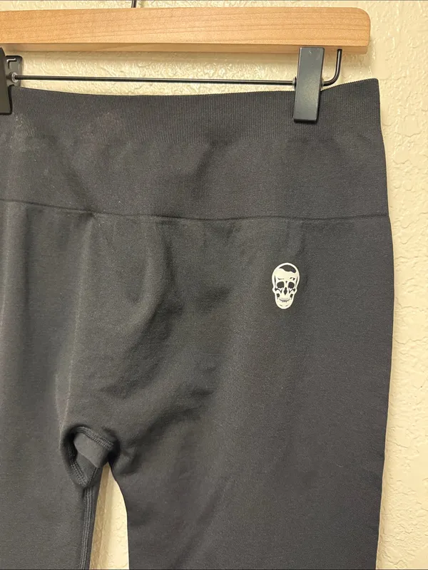 GYMREAPERS Black Infinity Seamless Leggings Size XL - Image 11