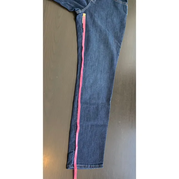 Lee Womens‎ Jeans Relaxed Fit Straight Leg Mid Rise Blue Denim Size 8 Short - Image 9