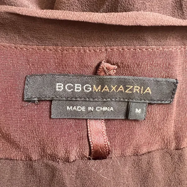 BCBGMAXAZRIA Brown Sphaghetti Top, Medium - Image 3