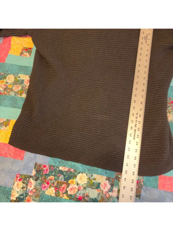Pilcro By Anthropologie $158 Woman’s S Oversized Black Knit Pullover Sweater - Image 9