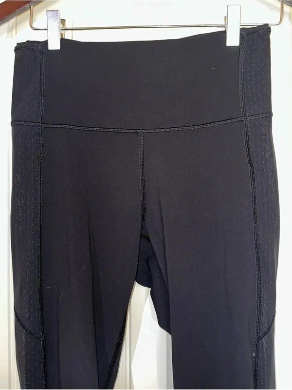 Lululemon Body Con Crop Athletic Leggings Size 8 - Image 2