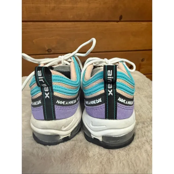 Nike Womans Air Max 97 'Have A Nike Day' sneakers Sz 8.5 BQ9130-500 - Image 3