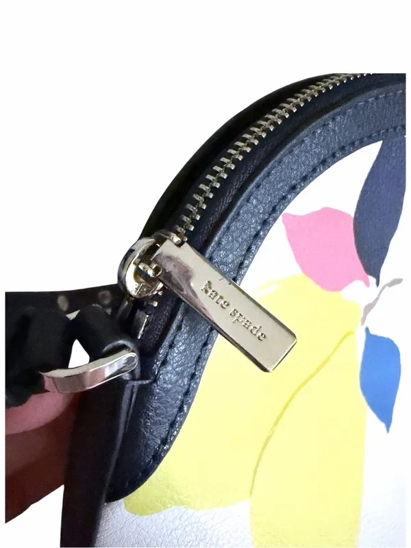 Kate Spade Sylvia Lemon Zest Dome Crossbody EUC - Image 4