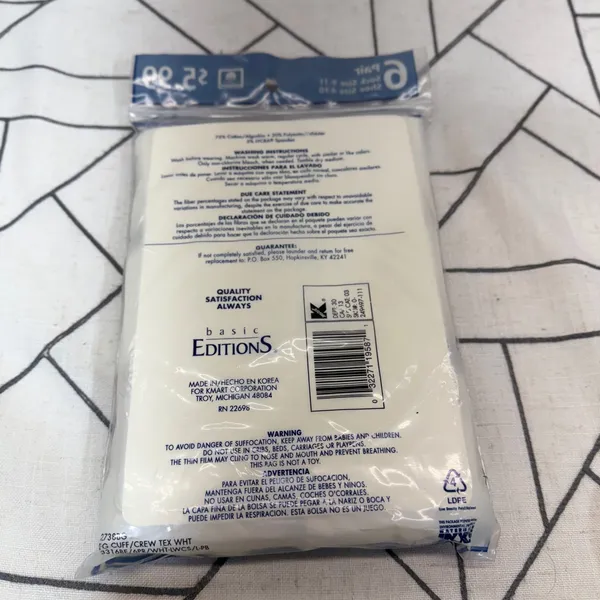 Basic Editions Lightweight VTG Cuff Socks 9 - Image 4