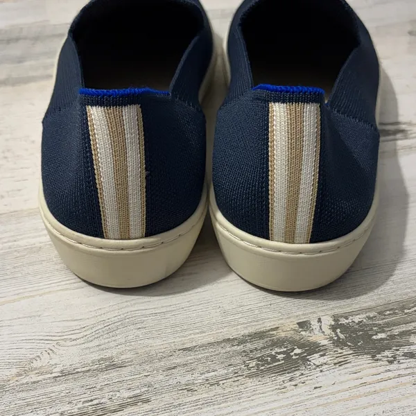 Rothy's The Original Navy Blue Women's Slip-On Sneakers - Image 5