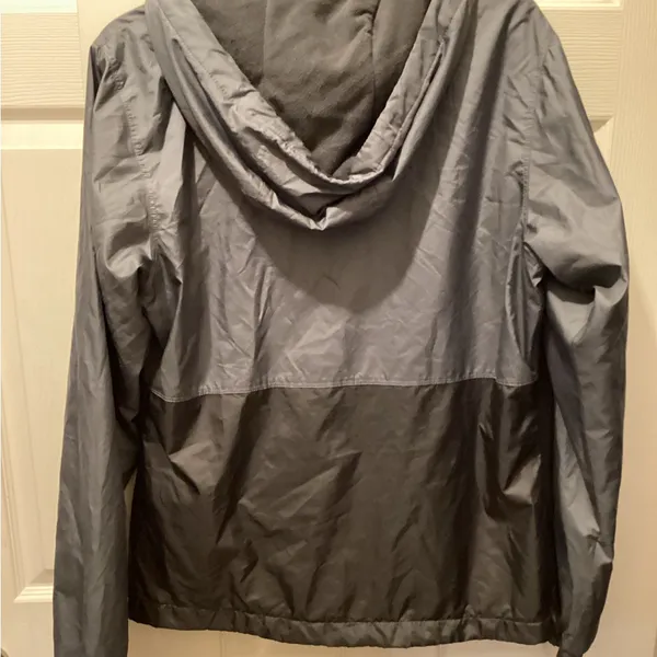 Columbia Gray & Black Jacket with Coral Drawcords - Image 4
