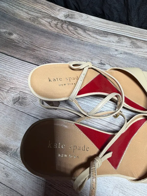 Kate spade beige open toe heels  - Image 2
