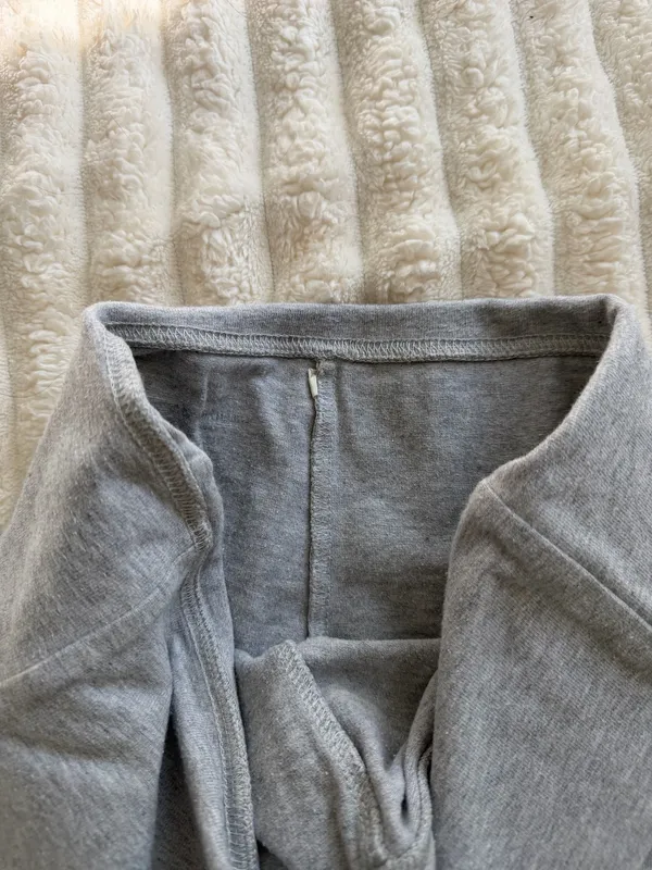 Brandy Melville Priscilla Flare Pants Grey - Image 4