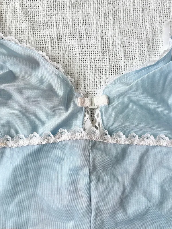 Vintage Frederick's Of Hollywood Coquette Lace Lingerie Tank 🐰 Size 1XL - Image 7