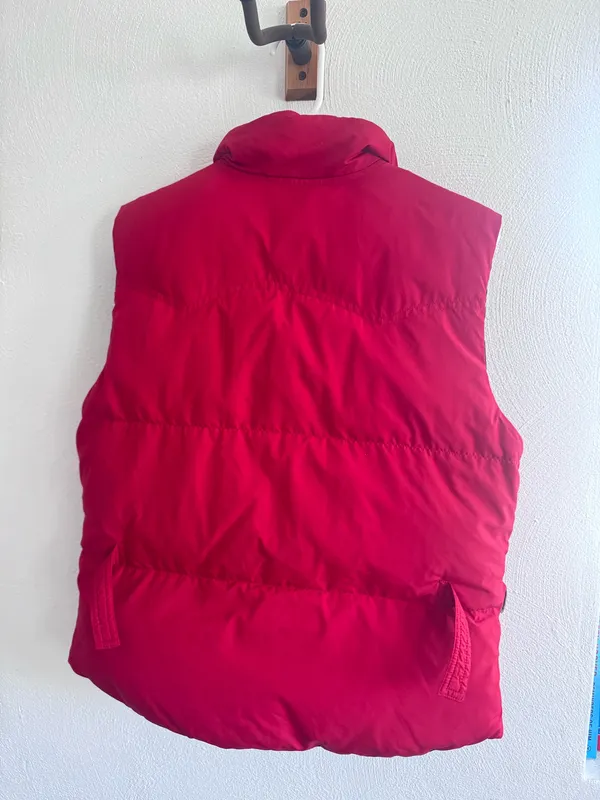 Lauren Ralph Red Puffer Vest - Image 2