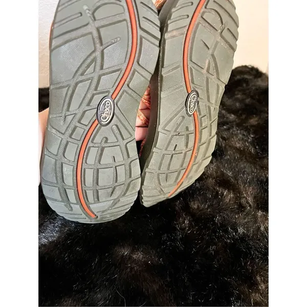 Chacos Women's ZX/2 Classic Sandals Size 8 Dagger Black Pink Orange Melon - Image 3