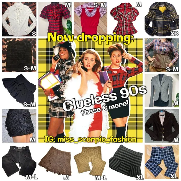 Vtg 90s Y2K black corduroy wide leg flare pants Clueless punk goth grunge L - Image 5