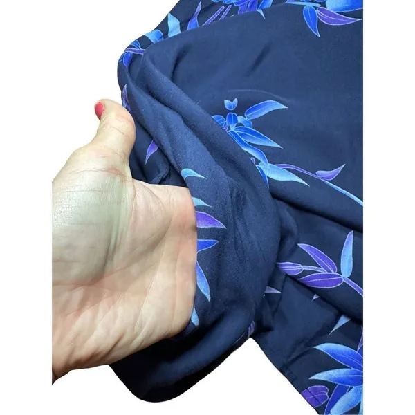 Rails Anya Dress in Navy Wisteria Sz S floral silky smooth‎ soft - Image 7