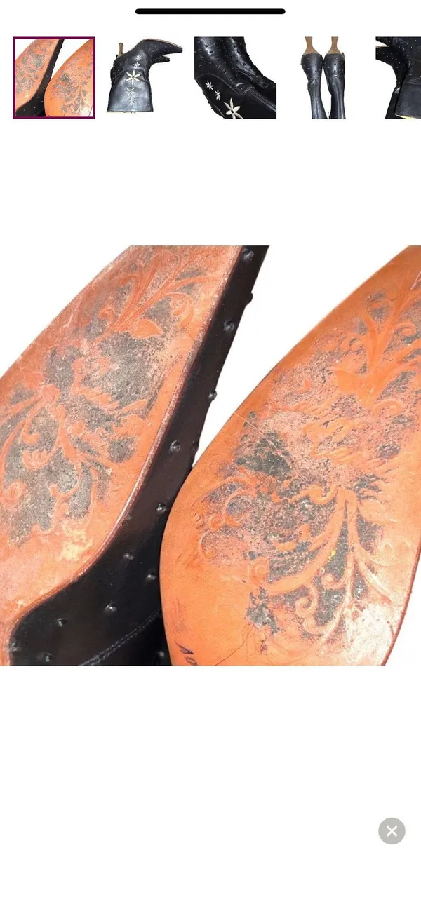 El Canelo Black Cowgirl Boots - Image 9