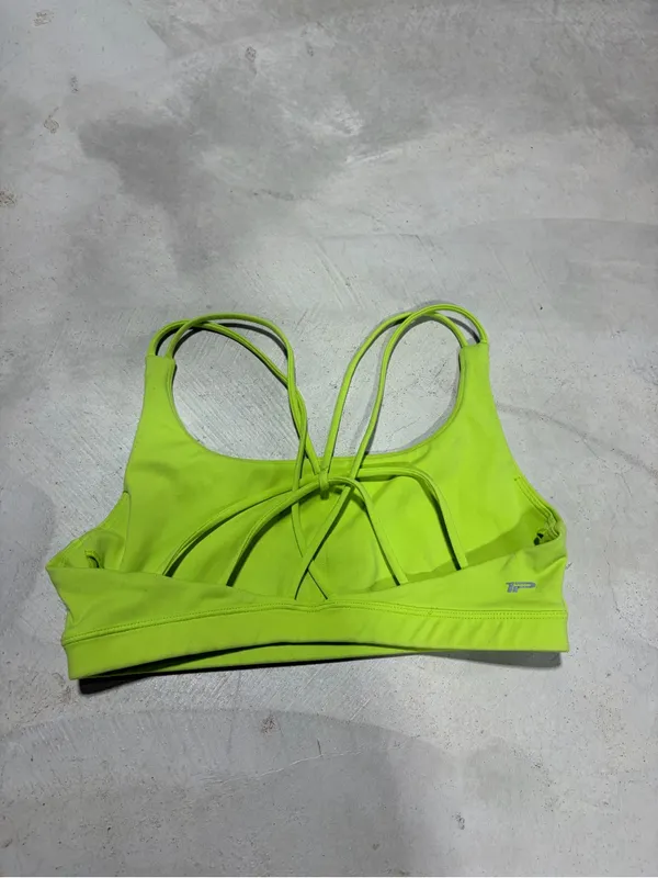1st phorm Neon Lime Strappy Sports Bralette - Image 5