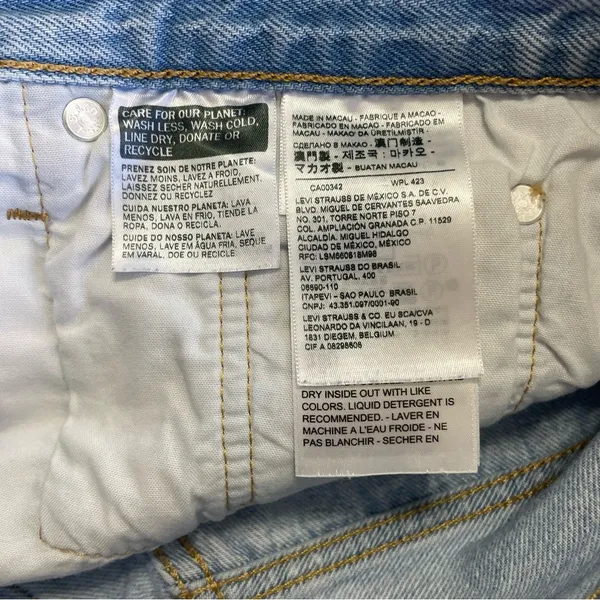 Levi’s 501 Cutoff Denim Jean Shorts Size 29 - Image 5