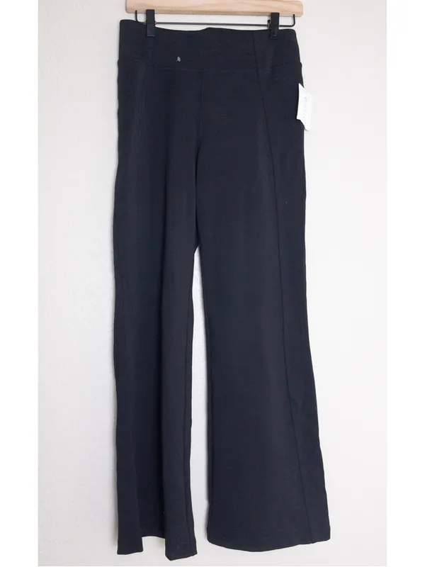 NWT Athleta Delancey Skyline Ankle Flare Pant M Black Stretch Tailored - Image 4