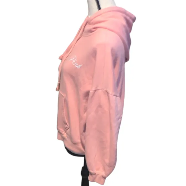 Victoria’s Secret Pink Light Pink Lounge Everyday Full Zip Hoodie Sweatshirt - Image 4