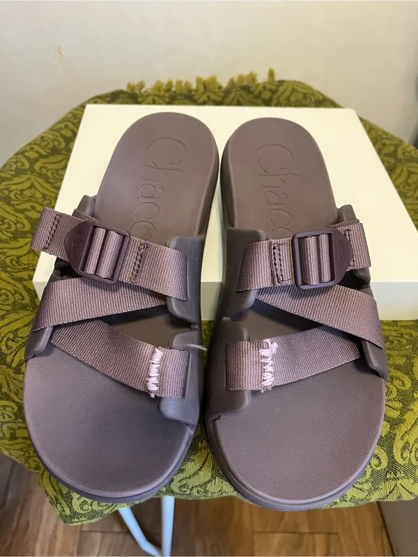 Chaco Women's Purple Slide Sandals Adjustable Buckle Straps US 11 EU 42 - Image 7