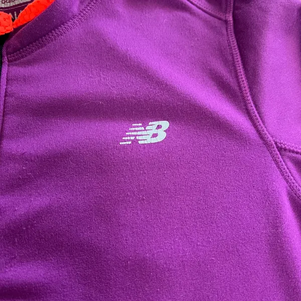 New Balance‎ Purple Fleece Pullove Size Small - Image 6